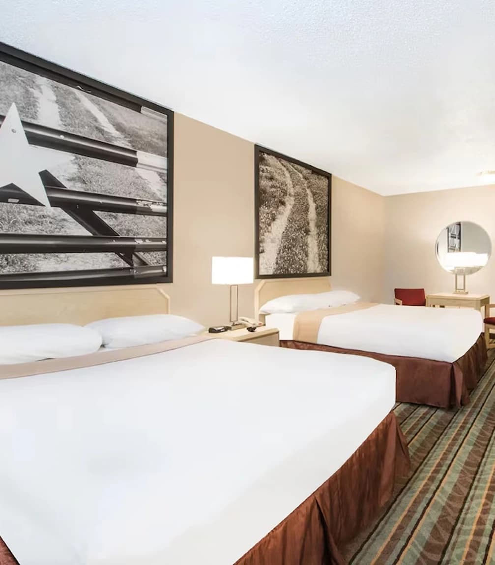 Comfortable guest room at Republic Hotel of Ozona